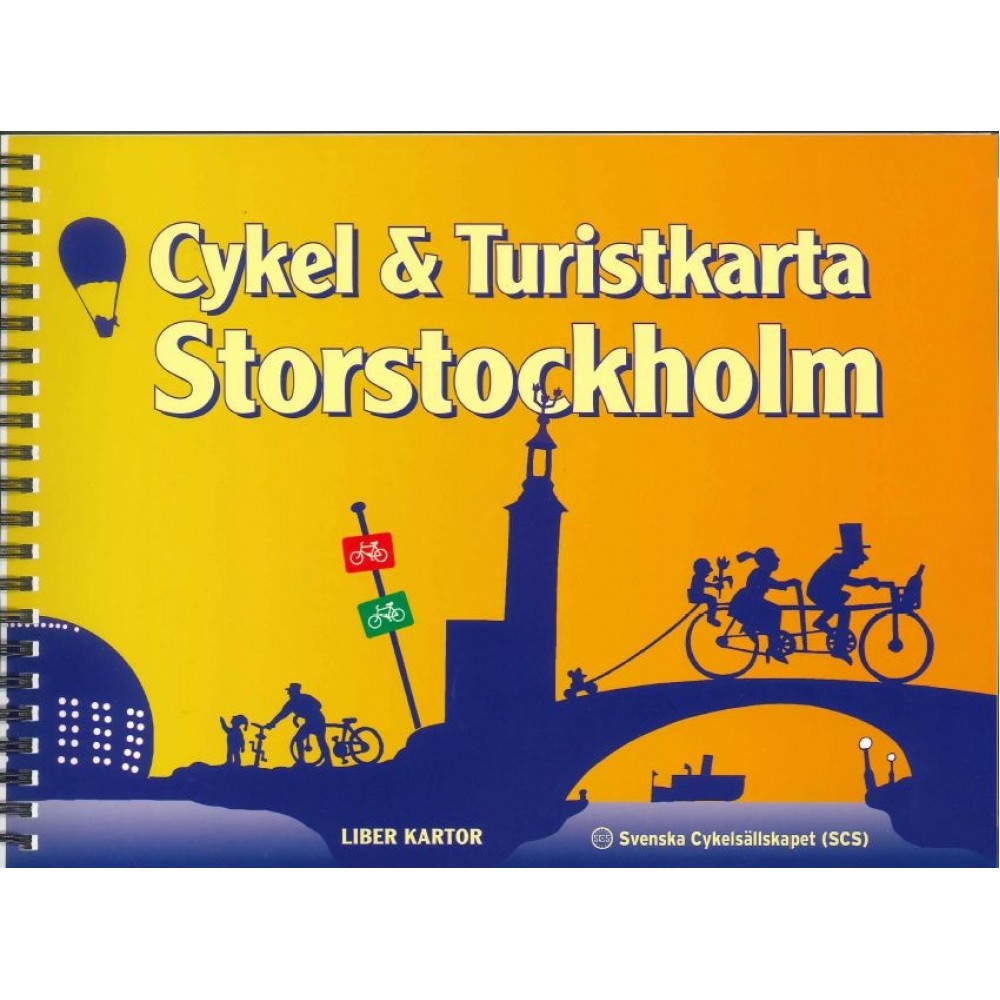 Cykel- och turistkarta Storstockholm